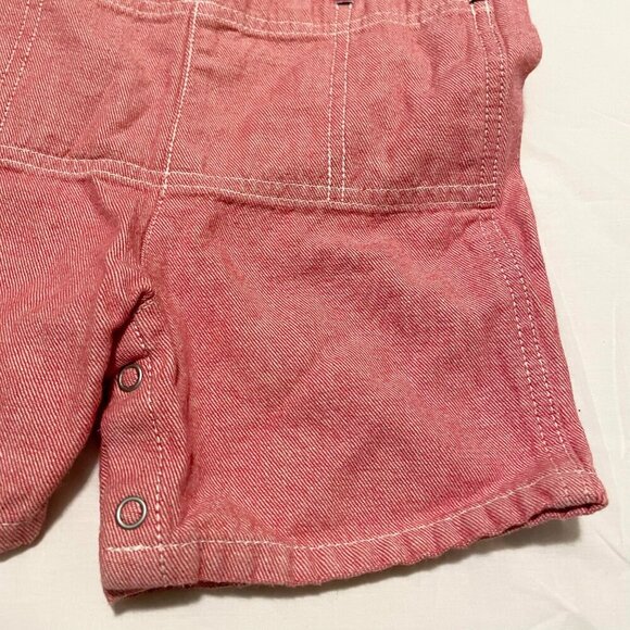 Vintage Tommy Hilfiger Toddler Overalls 12 - 18 M Red Truck - Picture 10 of 16